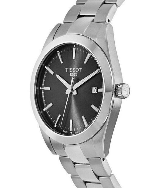 Tissot Gentleman 쿼츠 T127.410.11.051.00 T1274101105100 100M 남성용 시계
