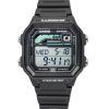 Casio 표준 디지털 레진 스트랩 그레이 쿼츠 WS-1600H-8AV 100M 남성용 시계