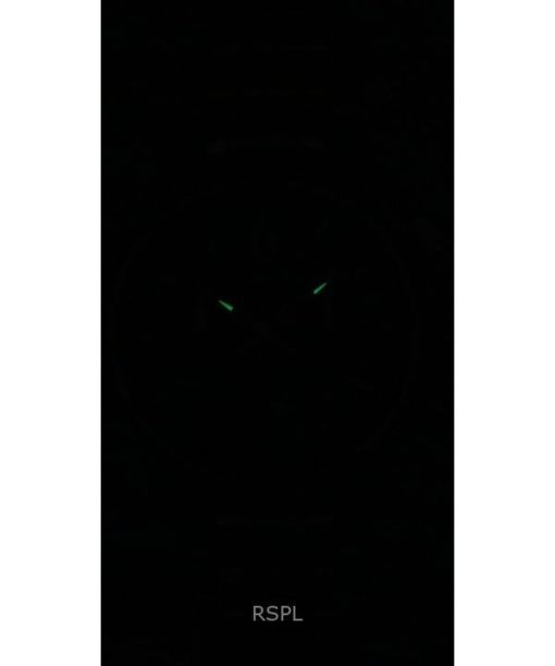 부로바 커브 크로노그래프 투톤 스테인리스 스틸 블랙 다이얼 쿼츠 98A301 남성용 시계