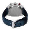 AVI-8 Bell X-1 마크버스터 크로노그래프 에비에이션 블루 러버 스트랩 블루 다이얼 쿼츠 AV-4118-01 남성용 시계
