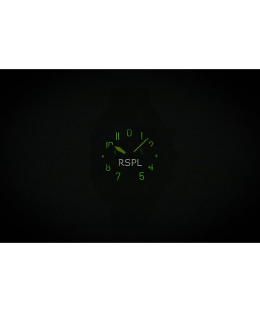 AVI-8 Bell X-1 마크버스터 크로노그래프 슈퍼 소닉 블랙 러버 및 가죽 스트랩 블랙 다이얼 쿼츠 AV-4118-04 남성용 시계