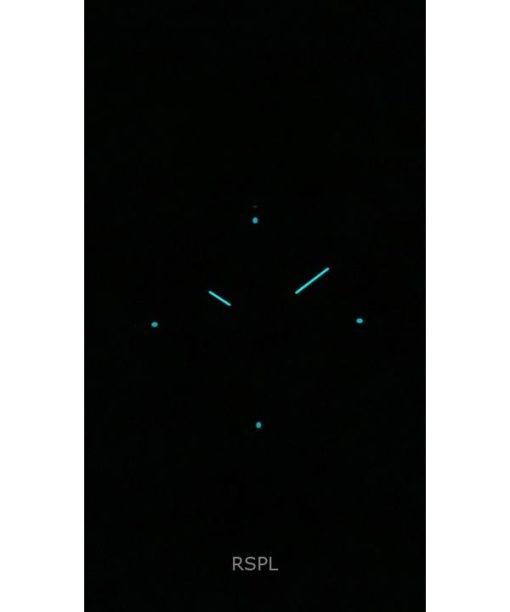 바우하우스 가죽 스트랩 다크 블루 다이얼 쿼츠 20373 여성용 시계