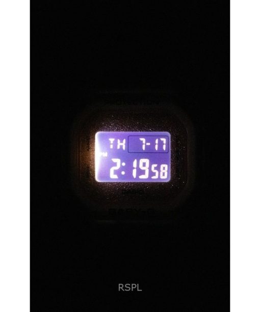 카시오 베이비-G 디지털 핑크 레진 스트랩 쿼츠 BGD-565GC-4 100M 여성용 시계