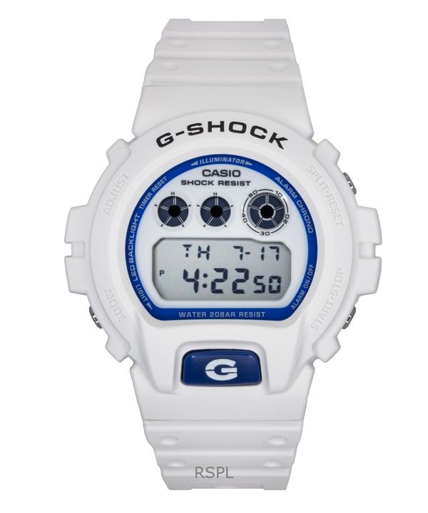 카시오 G-Shock 디지털 레진 스트랩 쿼츠 DW-6900HDS-7 200M 남성용 시계