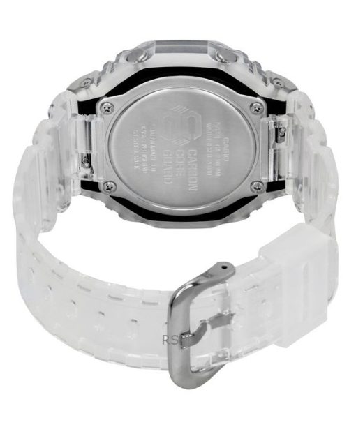 카시오 G-Shock 아날로그 디지털 레진 스트랩 블루 다이얼 쿼츠 GA-2100BM-7A2 200M 유니섹스 시계