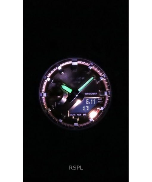 카시오 G-Shock 아날로그 디지털 레진 스트랩 브론즈 다이얼 쿼츠 GA-2100BM-7A5 200M 유니섹스 시계