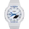 카시오 G-Shock 아날로그 디지털 레진 스트랩 화이트 다이얼 쿼츠 GA-2100HDS-7A1 200M 남성용 시계