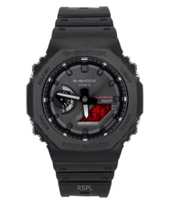 카시오 G-Shock 아날로그 디지털 스마트폰 링크 바이오 기반 레진 스트랩 블랙 다이얼 솔라 GA-B2100BBR-1A 200M 남성용 시계