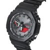 카시오 G-Shock 아날로그 디지털 스마트폰 링크 바이오 기반 레진 스트랩 블랙 다이얼 솔라 GA-B2100BBR-1A 200M 남성용 시계