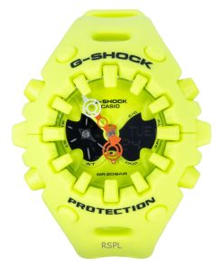 카시오 G-Shock 아날로그 디지털 레진 스트랩 그린 다이얼 쿼츠 GA-V01-9A 200M 유니섹스 시계