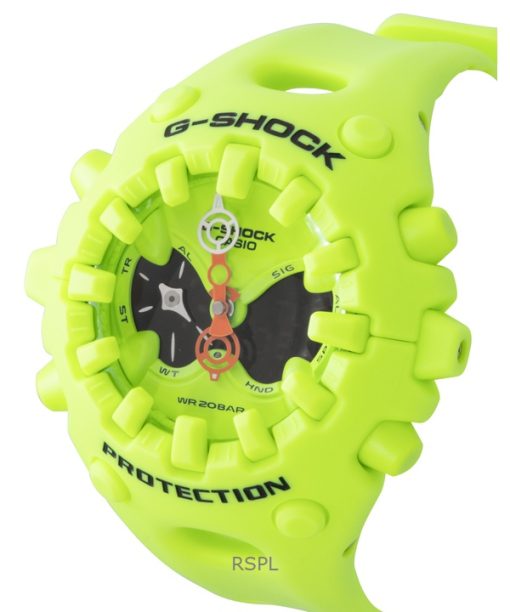 카시오 G-Shock 아날로그 디지털 레진 스트랩 그린 다이얼 쿼츠 GA-V01-9A 200M 유니섹스 시계