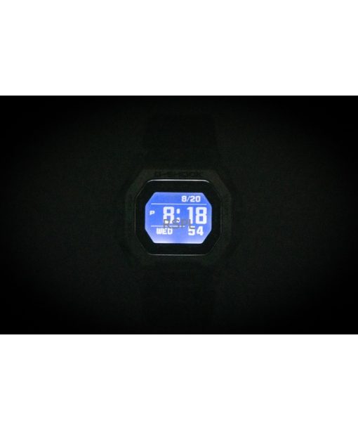 카시오 G-Shock G-Lide 디지털 스마트폰 링크 레진 스트랩 쿼츠 GBX-100S-1 200M 유니섹스 시계