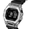 카시오 G-Shock G-Lide 디지털 스마트폰 링크 레진 스트랩 쿼츠 GBX-100S-1 200M 유니섹스 시계