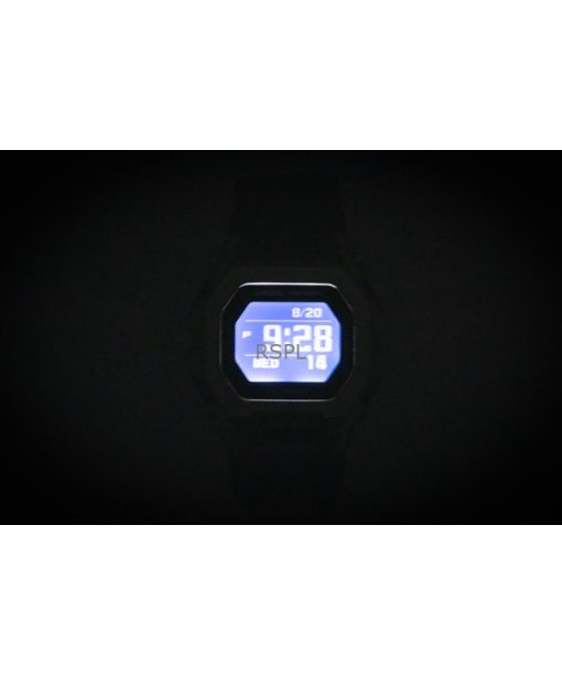 카시오 G-Shock G-Lide 디지털 스마트폰 링크 블루 레진 스트랩 쿼츠 GBX-100S-2 200M 유니섹스 시계