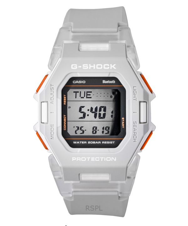 카시오 G-Shock 디지털 스마트폰 링크 레진 스트랩 쿼츠 GD-B500S-8 200M 남성용 시계