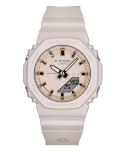 카시오 G-Shock 아날로그 디지털 레진 스트랩 베이지 다이얼 쿼츠 GMA-P2100M-4A 200M 여성용 시계