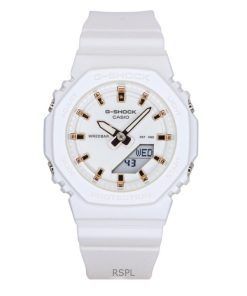카시오 G-Shock 아날로그 디지털 바이오 기반 레진 스트랩 화이트 다이얼 쿼츠 GMA-P2100M-7A 200M 여성용 시계