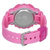 카시오 G-Shock 아날로그 디지털 바비 콜라보레이션 바이오 기반 수지 핑크 다이얼 쿼츠 GMA-S110BE-4A 200M 여성용 시계