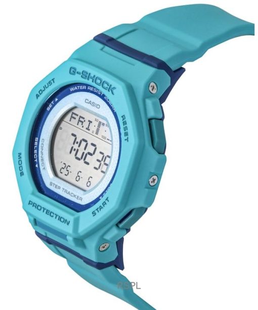 카시오 G-Shock G-Squad 디지털 스마트폰 링크 바이오 기반 수지 스트랩 쿼츠 GMD-B300SC-2 200M 여성용 시계