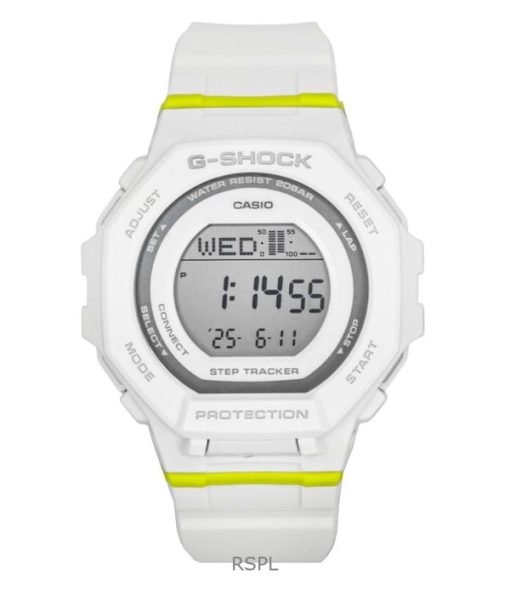 카시오 G-Shock G-Squad 디지털 스마트폰 링크 바이오 기반 수지 쿼츠 GMD-B300SC-7 200M 여성용 시계