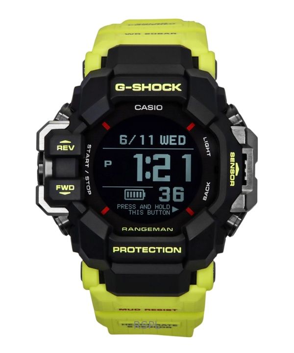 카시오 G-Shock 마스터 오브 G-랜드 레인지맨 디지털 스마트폰 링크 솔라 GPR-H1000RY-1A9 200M 남성용 시계