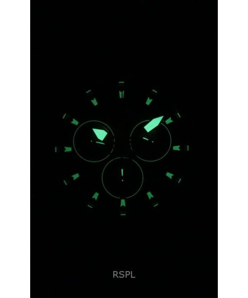 인빅타 리저브 오션 워리어 크로노그래프 옐로우 및 블랙 다이얼 쿼츠 47848 100M 남성용 시계