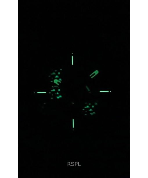 Fossil Minecraft Deepslate 크로노그래프 한정판 실리콘 스트랩 블랙 다이얼 쿼츠 LE1205 남성용 시계