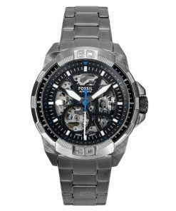 파슬 브론슨 스테인리스 스틸 블랙 스켈레톤 다이얼 오토매틱 ME3218 남성용 시계