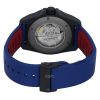Victorinox INOX 러버 스트랩 블루 다이얼 오토매틱 다이버 242022-1 200M 남성용 시계 (선물 세트 포함)