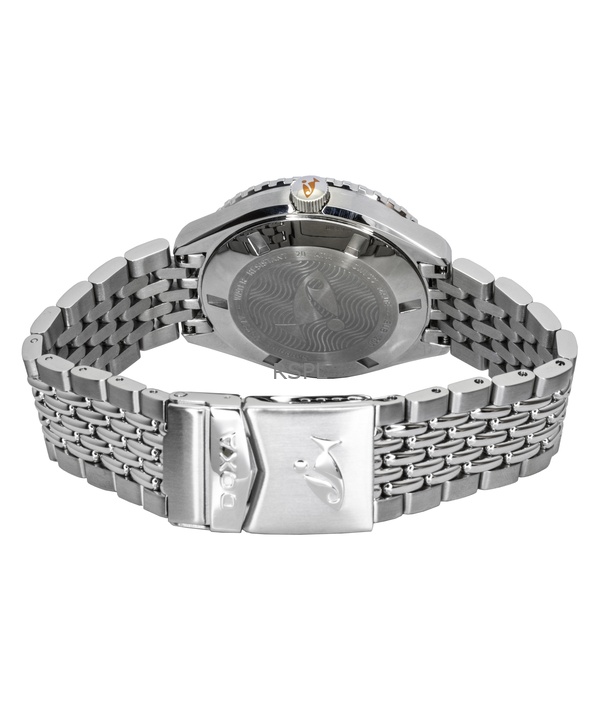 Doxa SUB 200 프로페셔널 스테인리스 스틸 오렌지 다이얼 오토매틱 다이버 799.10.351 Doxa SUB 200 프로페셔널 스테인리스 스틸 오렌지 다이얼 오토매틱 다이버 799.10.351.10 200M 남성용 시계 (추가 스트랩 포함)