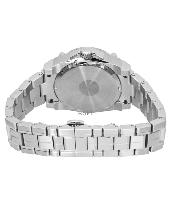 부로바 아이콘 프리시전리스트 스테인리스 스틸 블랙 다이얼 쿼츠 96B417 100M 남성용 시계 4 부로바 아이콘 프리시전리스트 스테인리스 스틸 블랙 다이얼 쿼츠 96B417 100M 남성용 시계