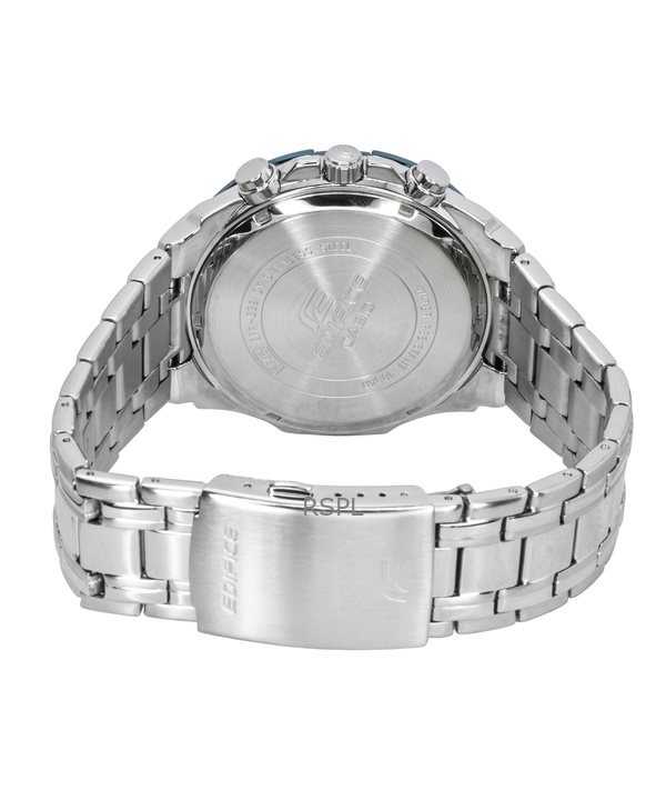 카시오 에디피스 아날로그 스탠다드 크로노그래프 스테인리스 스틸 그린 다이얼 쿼츠 EFR-539DE-3AV 100M 남성용 시계 4 카시오 에디피스 아날로그 스탠다드 크로노그래프 스테인리스 스틸 그린 다이얼 쿼츠 EFR-539DE-3AV 100M 남성용 시계