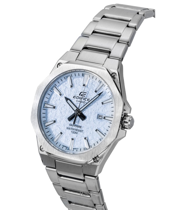카시오 에디피스 아날로그 스테인리스 스틸 라이트 블루 다이얼 쿼츠 EFR-S108DE-2AV 100M 남성용 시계 3 카시오 에디피스 아날로그 스테인리스 스틸 라이트 블루 다이얼 쿼츠 EFR-S108DE-2AV 100M 남성용 시계