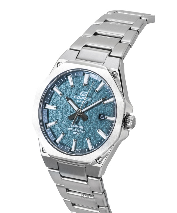 카시오 에디피스 아날로그 스테인리스 스틸 그린 다이얼 쿼츠 EFR-S108DE-3AV 100M 남성용 시계 3 카시오 에디피스 아날로그 스테인리스 스틸 그린 다이얼 쿼츠 EFR-S108DE-3AV 100M 남성용 시계