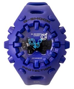 카시오 G-Shock 아날로그 디지털 레진 스트랩 블루 다이얼 쿼츠 GA-V01-2A 200M 남성용 시계