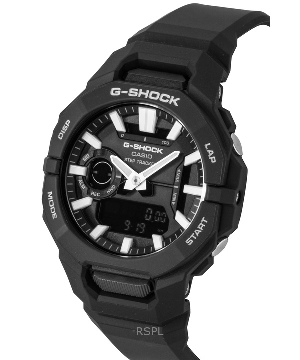카시오 G-Shock G-Squad 아날로그 디지털 레진 스트랩 블랙 다이얼 쿼츠 GBA-950-1A 200M 남성용 시계 4 카시오 G-Shock G-Squad 아날로그 디지털 레진 스트랩 블랙 다이얼 쿼츠 GBA-950-1A 200M 남성용 시계