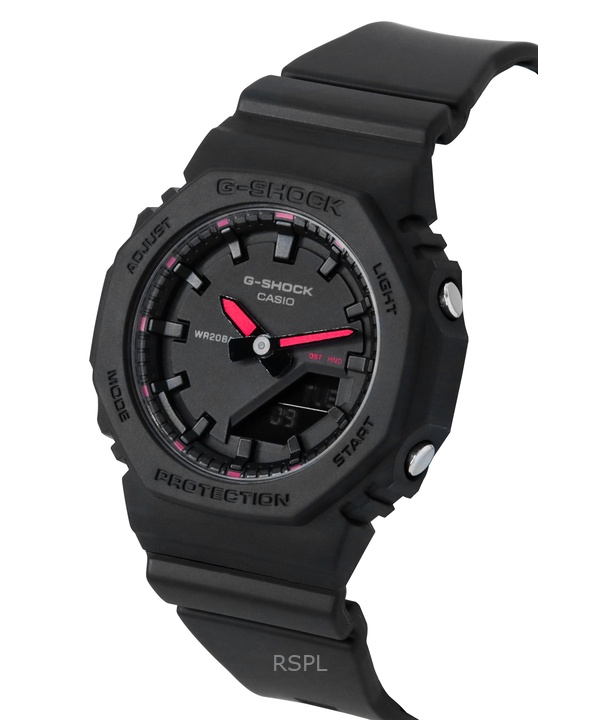 카시오 G-Shock 아날로그 디지털 바이오 기반 수지 블랙 다이얼 쿼츠 GMA-P2100SA-1A1 200M 여성용 시계 4 카시오 G-Shock 아날로그 디지털 바이오 기반 수지 블랙 다이얼 쿼츠 GMA-P2100SA-1A1 200M 여성용 시계
