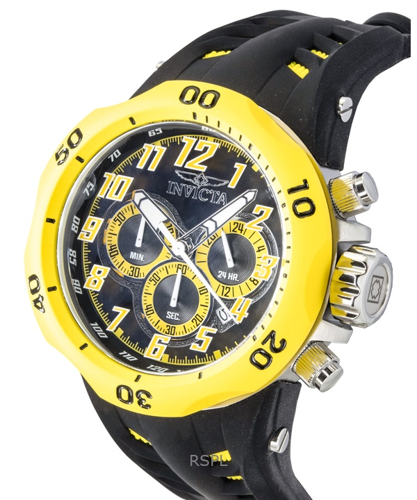 인빅타 베놈 하이드라 GMT 크로노그래프 실리콘 스트랩 블랙 다이얼 쿼츠 48236 200M 남성용 시계 3 인빅타 베놈 하이드라 GMT 크로노그래프 실리콘 스트랩 블랙 다이얼 쿼츠 48236 200M 남성용 시계