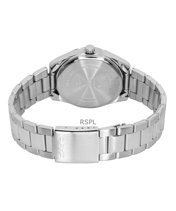 카시오 스탠다드 아날로그 스테인리스 스틸 그린 다이얼 쿼츠 MTP-1302DA-3AV 남성용 시계 4 카시오 스탠다드 아날로그 스테인리스 스틸 그린 다이얼 쿼츠 MTP-1302DA-3AV 남성용 시계