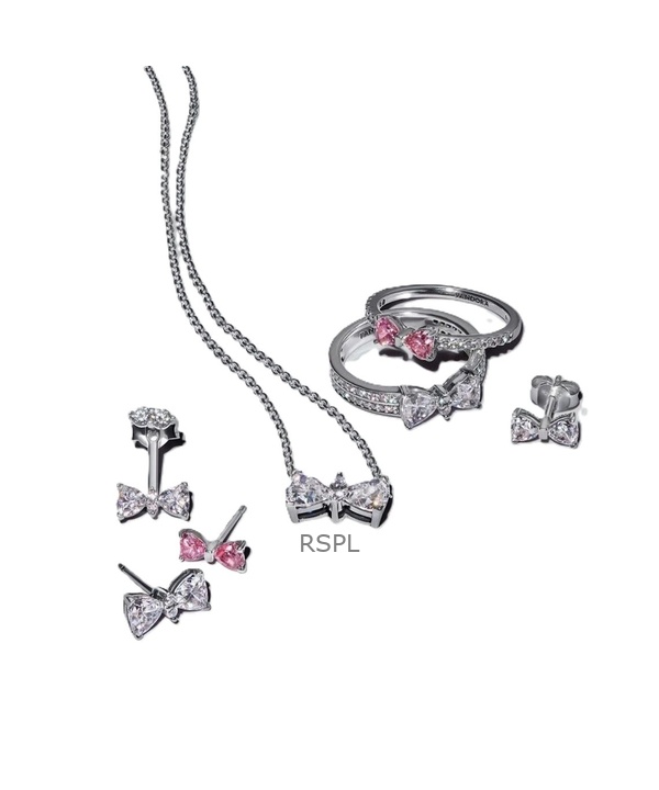 판도라 스파클링 리본 스터드 귀걸이 (투명 큐빅 지르코니아) P-293506C01 (여성용) 2 판도라 스파클링 리본 스터드 귀걸이 (투명 큐빅 지르코니아) P-293506C01 (여성용)