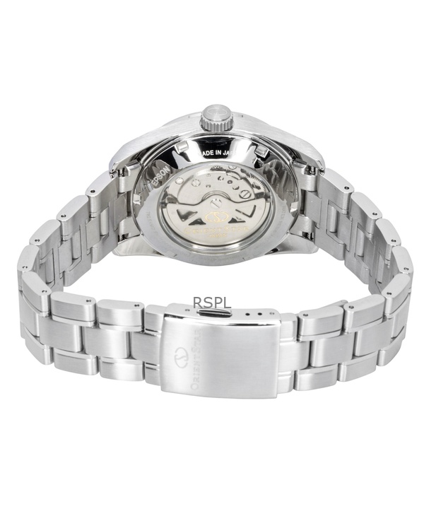 오리엔트 스타 컨템포러리 스테인리스 스틸 아이스 블루 다이얼 오토매틱 RE-AU0109L 100M 남성용 시계 4 오리엔트 스타 컨템포러리 스테인리스 스틸 아이스 블루 다이얼 오토매틱 RE-AU0109L 100M 남성용 시계