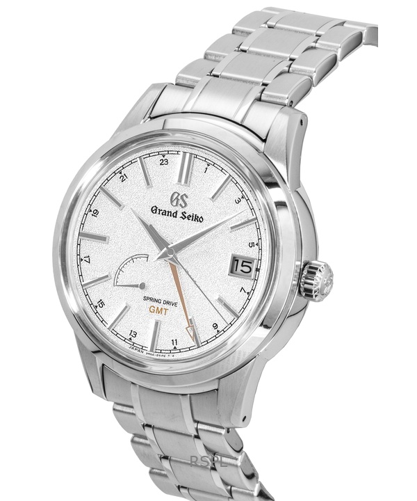 그랜드 세이코 엘레강스 GMT 스테인리스 스틸 실버 다이얼 오토매틱 SBGE269G 100M 남성용 시계 2 그랜드 세이코 엘레강스 GMT 스테인리스 스틸 실버 다이얼 오토매틱 SBGE269G 100M 남성용 시계
