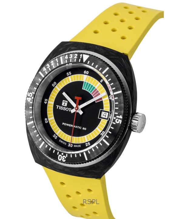 티쏘 시데랄 S 합성 스트랩 블랙 다이얼 오토매틱 다이버 T145.407.97.057 티쏘 시데랄 S 합성 스트랩 블랙 다이얼 오토매틱 다이버 T145.407.97.057.00 300M 남성용 시계