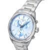 티쏘 PR 100 크로노그래프 스테인리스 스틸 아이스 블루 다이얼 쿼츠 T150.417.11.351.00 100M 남성용 시계